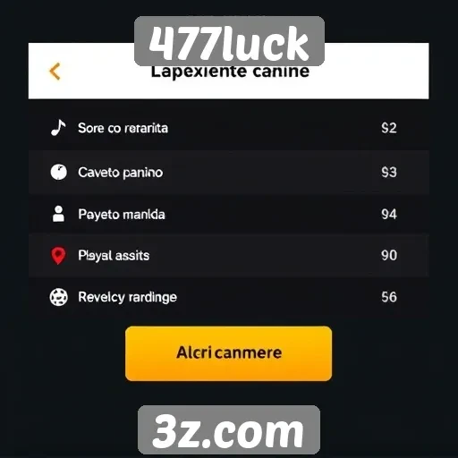 Opções de pagamento no site 477luck
